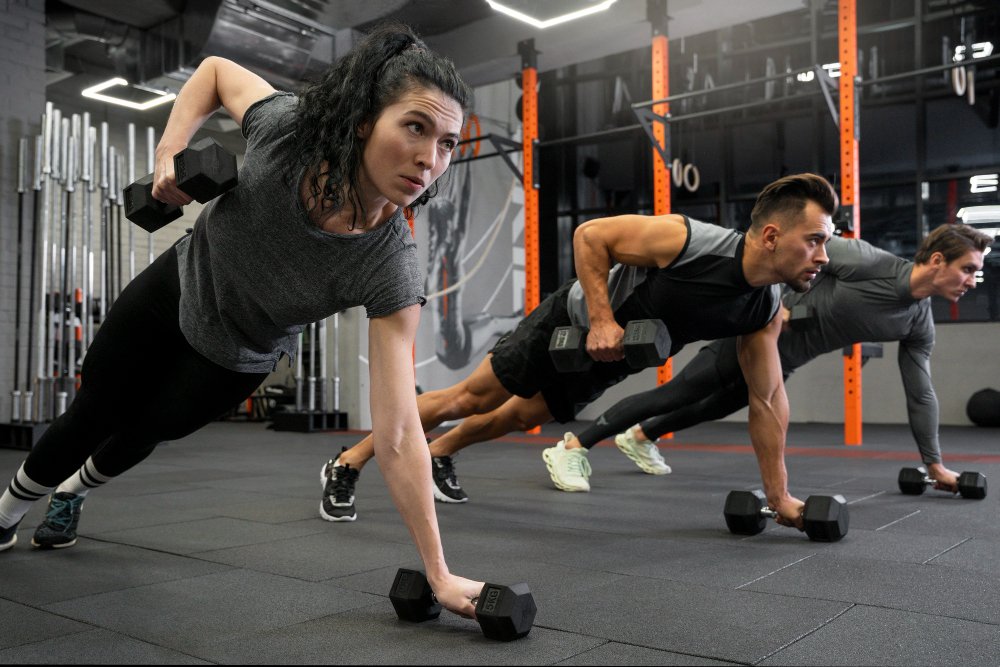 Entrenamiento cardiovascular de fuerza y resistencia hombre y mujer