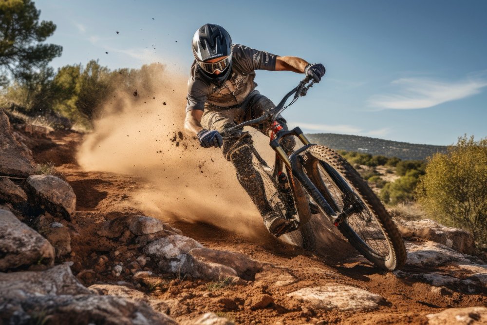 Fotografia bicicleta enduro
