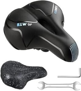 Asiento ergonómico bicicleta hibrida hombre y mujer