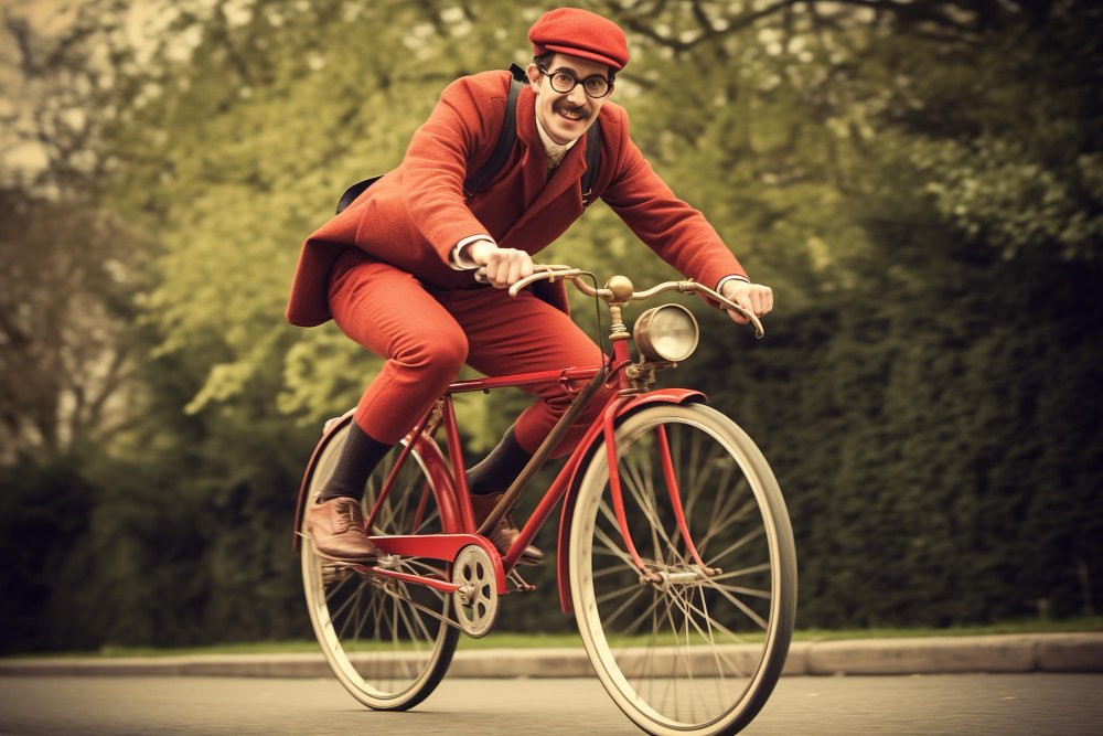 Bicicleta vintage hombre