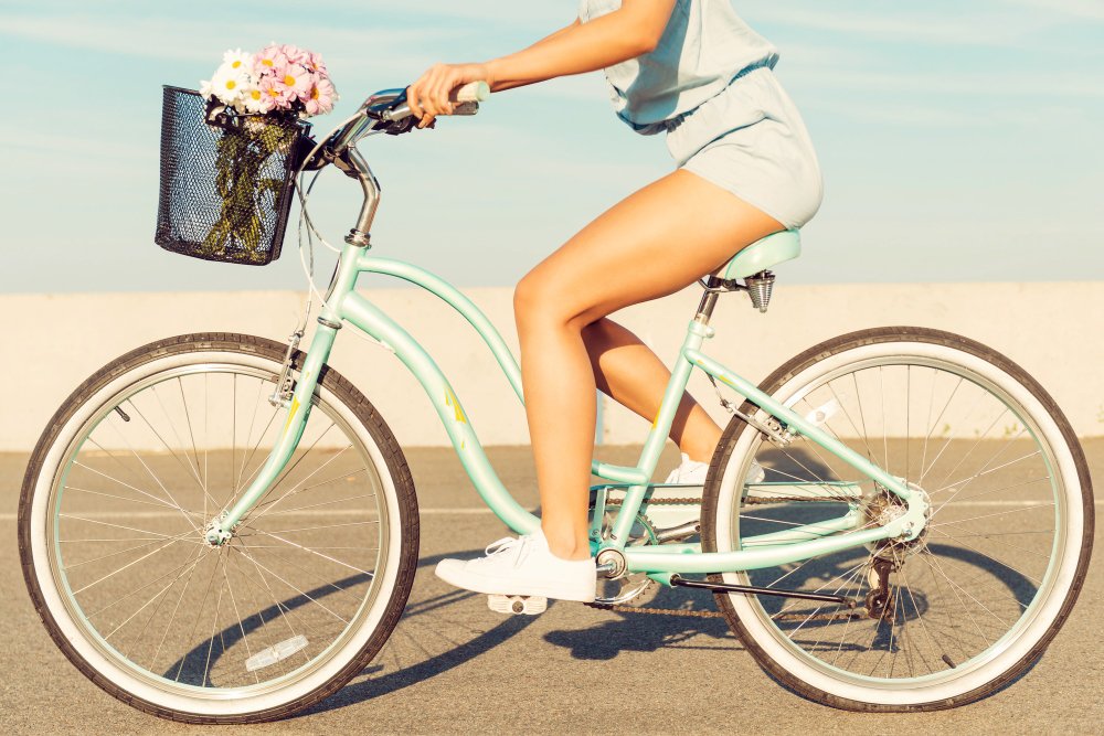 Bicicleta vintage mujer