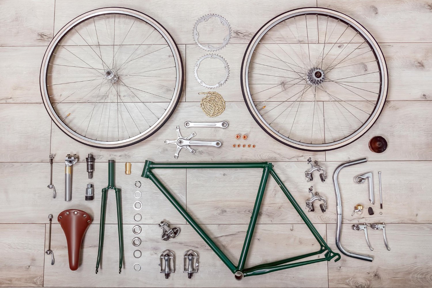 Componentes y repuestos para bicicleta
